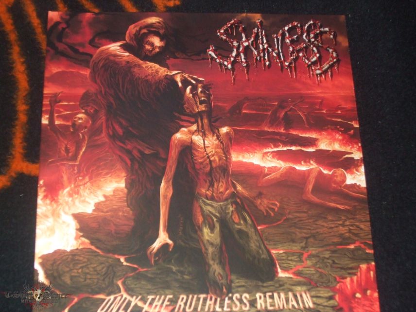 Skinless &quot;Only the Ruthless Remain&quot; Silver color vinyl LP limited 250