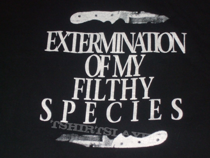 TShirt or Longsleeve - SKINLESS &quot;EXTERMINATION OF MY FILTHY SPECIES&quot; early 2000s longsleeve band shirt