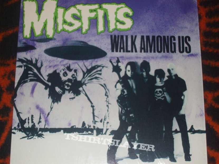 MISFITS &quot;WALK AMONG US&quot; original 1988 4th pressing/2003 picture disc/late 1980s retail poster