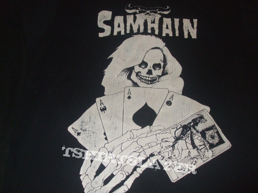 Samhain &quot;Death Dealer/Initium&quot; original 1980s screen stars band shirt