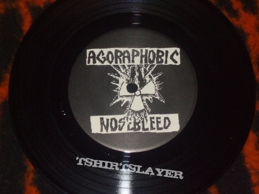 Agoraphobic Nosebleed &quot;Honky Reduction&quot; limited green 100 press w/7inch