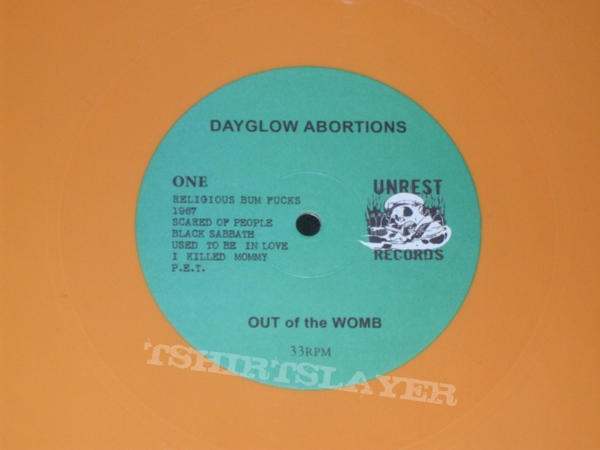 Dayglo Abortions Out Of The Womb 2007 Unrest Records Reissue