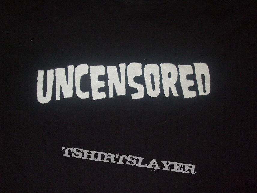 DANZIG &quot;Uncensored/crucified&quot; Gilden bootleg band tour shirt