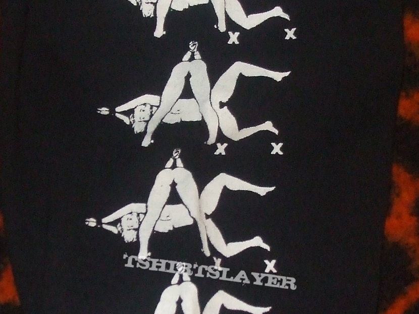 Anal Cunt AXCX &quot;LOGO&quot; 1996 relapse records error longsleeve autographed by Tim Morse