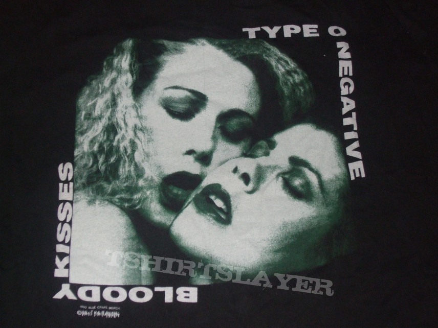 Type O Negative Bloody Kisses shirt XL original 1993 Murina/Blue Grape