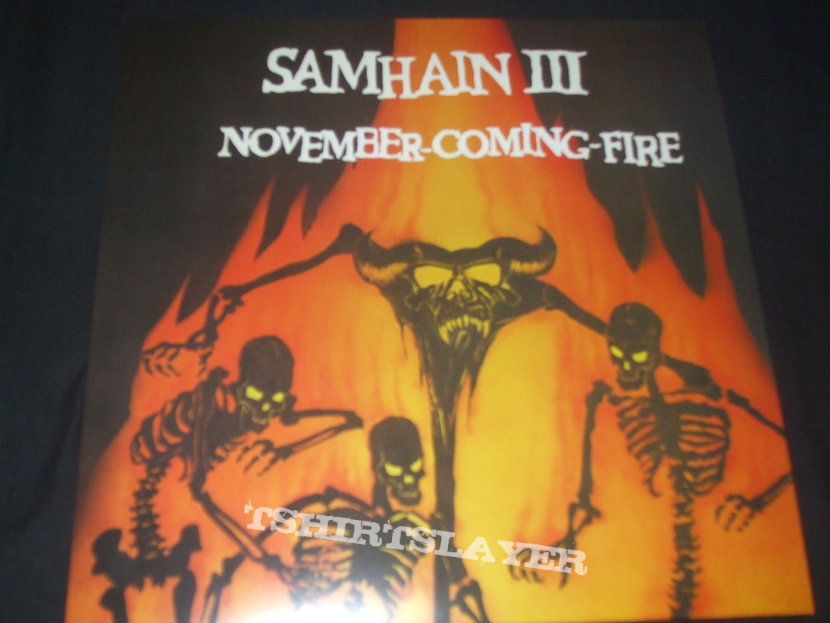 Samhain &quot;November Coming Fire&quot; 2015 colored vinyl pink german reissue Plan 9 Lp
