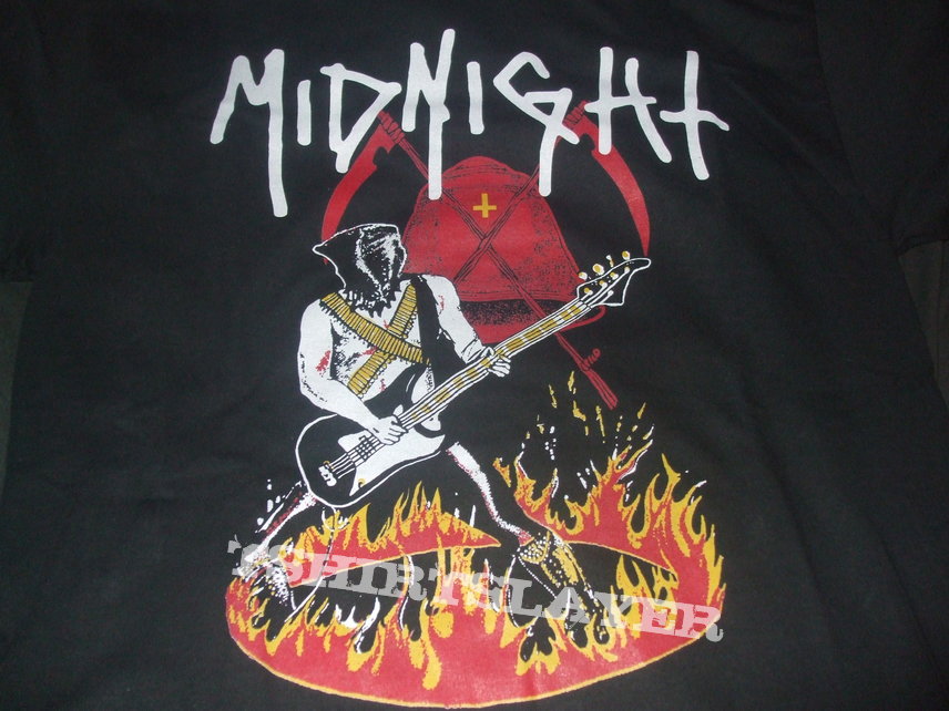 MIDNIGHT &quot;VENOM tribute/HELL&#039;S HEADBANGERS&quot; band tour shirt