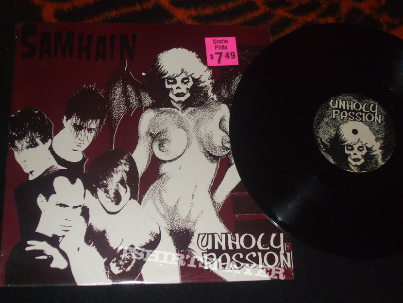 Samhain Unholy Passion EP 2nd press (may 1986)