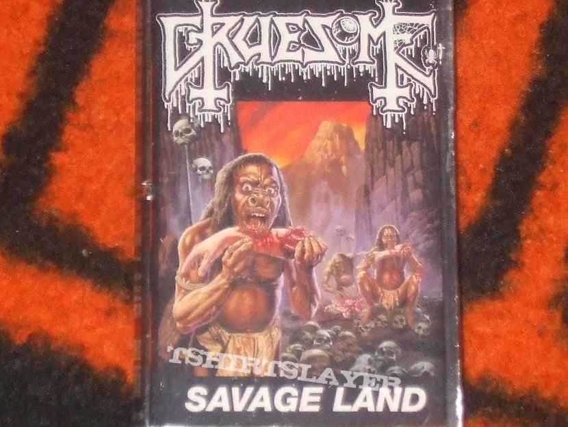 Gruesome &quot;Savage Land&quot; CASSETTE limited 100 promo