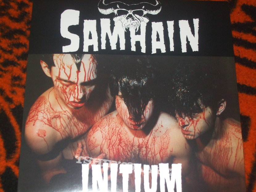 Samhain &quot;Initium&quot; 2015 colored vinyl light pink german reissue Plan 9 Lp