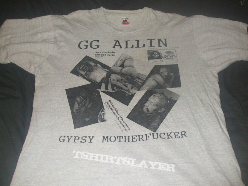 GG ALLIN &quot;The Murder Junkies Tour&quot; 1991 band shirt