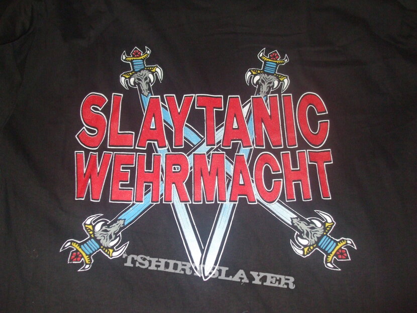 SLAYER &quot;Slaytanic Wehrmacht&quot; 1994 band shirt