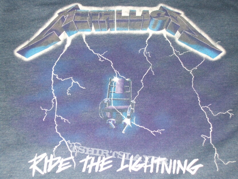 METALLICA &quot;Ride the Lightning/Bravada&quot;  2020 reissue reprint shirt 