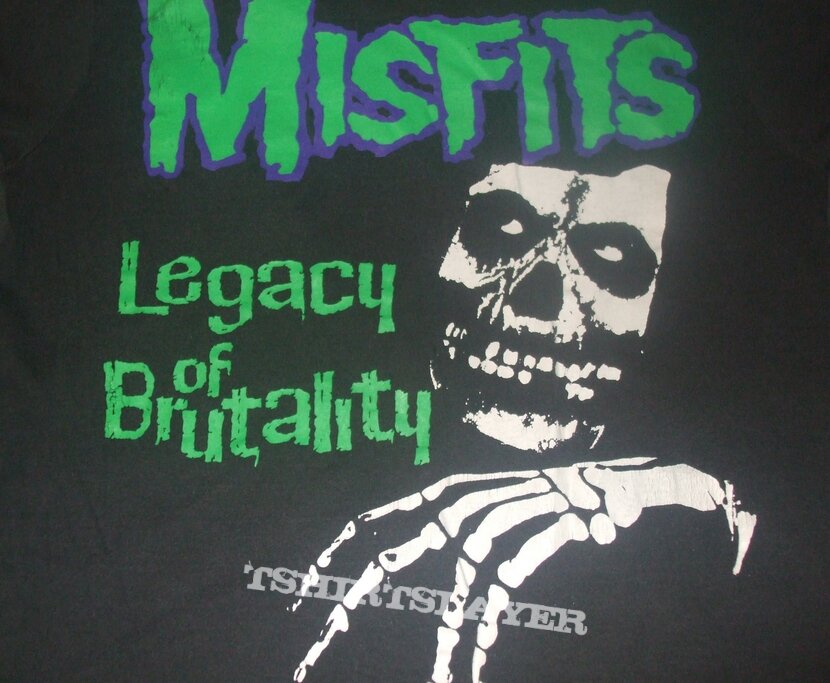 MISFITS &quot;Legacy of Brutality&quot; 1987 original Screen Stars shirt