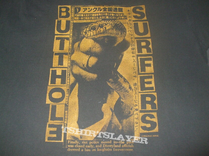 BUTTHOLE SURFERS &quot;Snake Handler&quot; 1993 band shirt