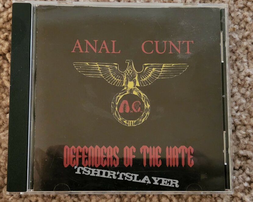 ANAL CUNT &quot;Defenders of the Hate&quot; MENACE TO SOBRIETY 1000 PRESS CD