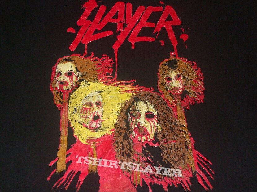SLAYER "Dead Skin Mask" 1991 Brockum band shirt | TShirtSlayer TShirt and  BattleJacket Gallery