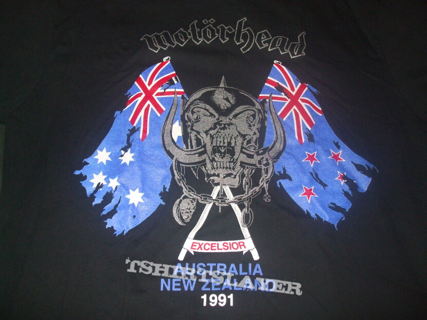 Motörhead MOTORHEAD &quot;Australia/New Zealand&quot; 1991 tour shirt