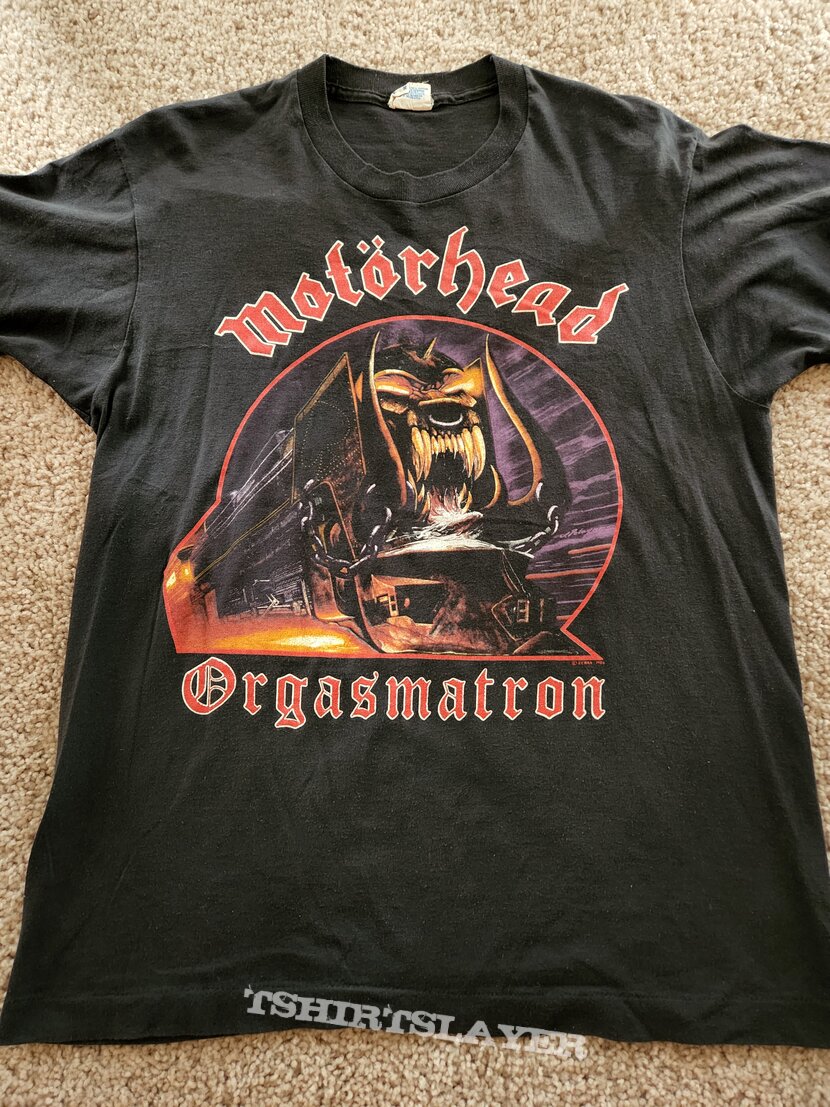 Motörhead MOTORHEAD "Orgasmatron" 1986 American tour shirt Motörhead MOTORHEAD "Orgasmatron" 1986 American tour shirt