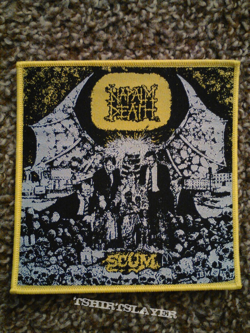 Napalm Death Scum Woven Patch