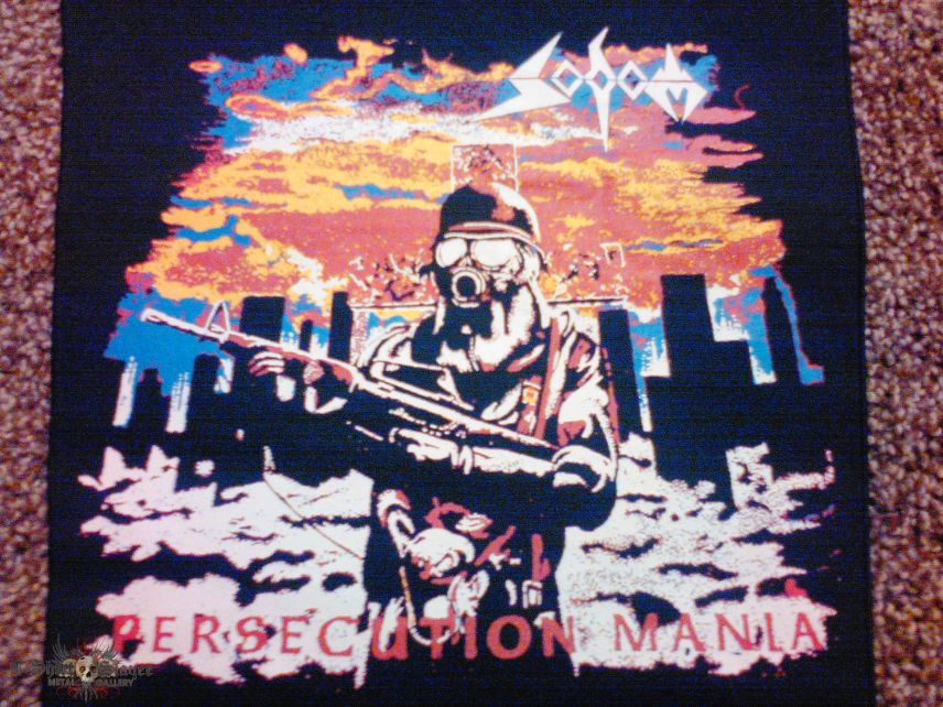 Sodom - Persecution Mania Bootleg Back Patch - TxRxAxDxE