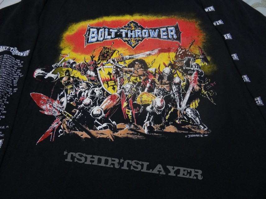 Bolt thrower - warmaster us tour 1991 long sleeve Bolt thrower - warmaster us tour 1991 long sleeve
