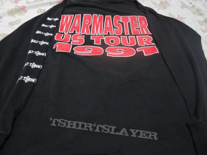 Bolt thrower - warmaster us tour 1991 long sleeve 