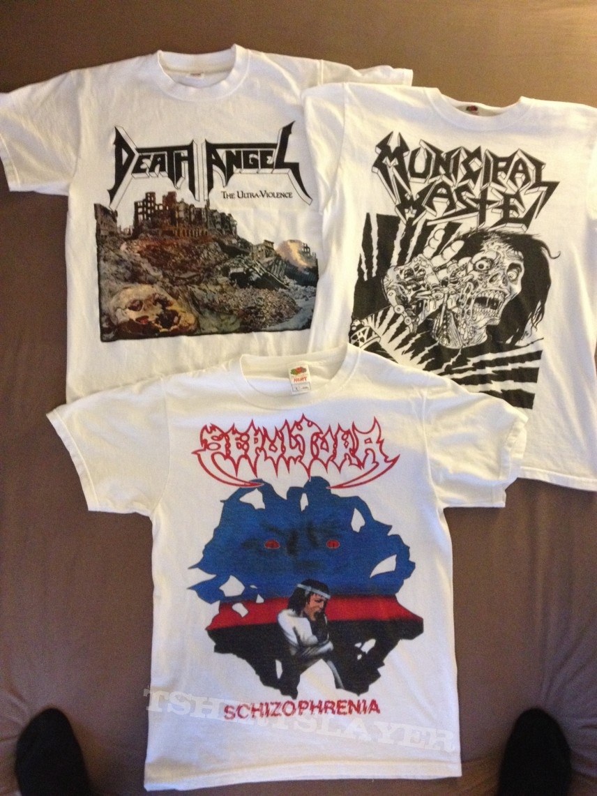 Death Angel White Metal Shirts | TShirtSlayer TShirt and BattleJacket  Gallery