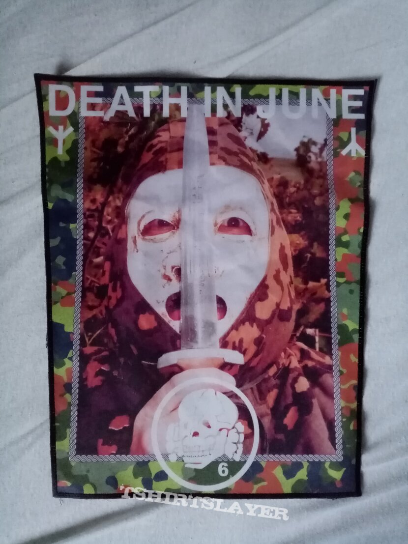 Death in June custom backpatch 