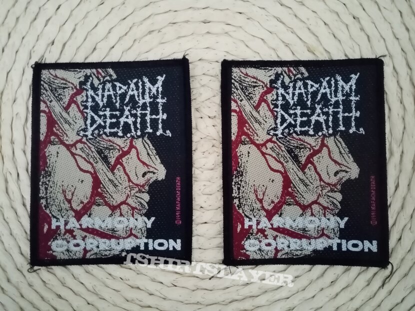 Napalm Death Harmony Corruption patches