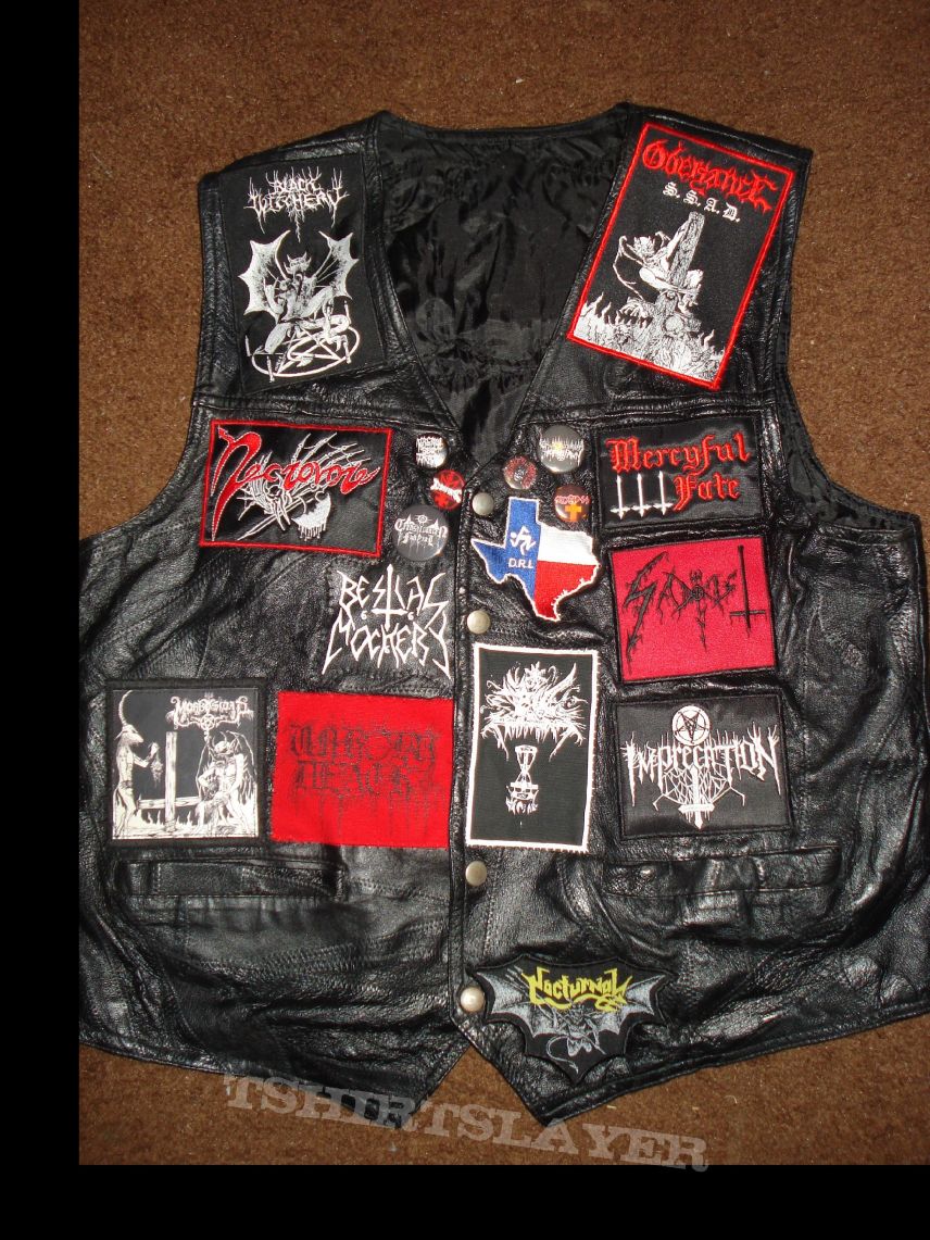 Battle Jacket - Mercyful Fate/Bestial Holocaust Vest; NunShallDefy