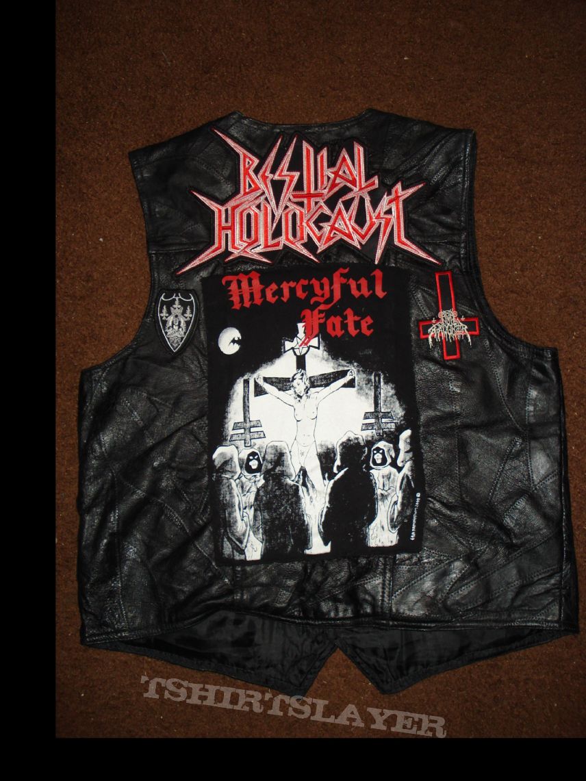 Battle Jacket - Mercyful Fate/Bestial Holocaust Vest; NunShallDefy