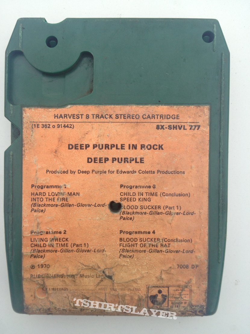 8 track Deep Purple in rock