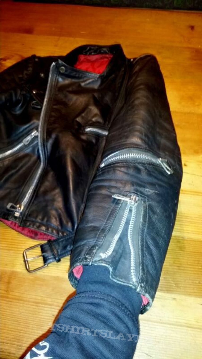 - Pitch Black vintage Leather for sale