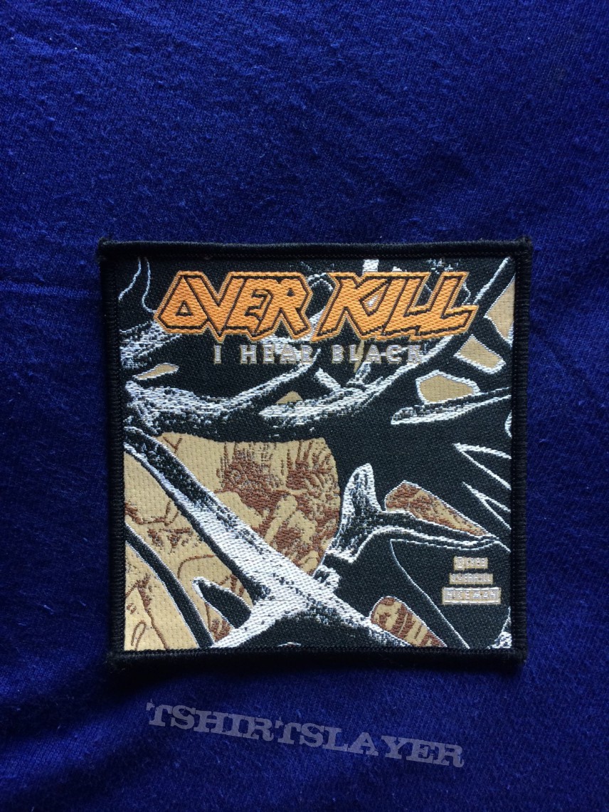 Overkill - I Hear Black patch