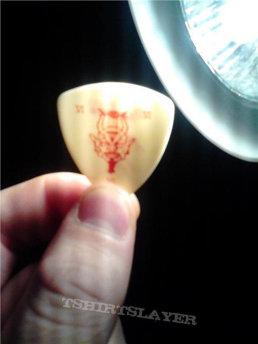 Slayer Kerry Kings guitar pick from 1987