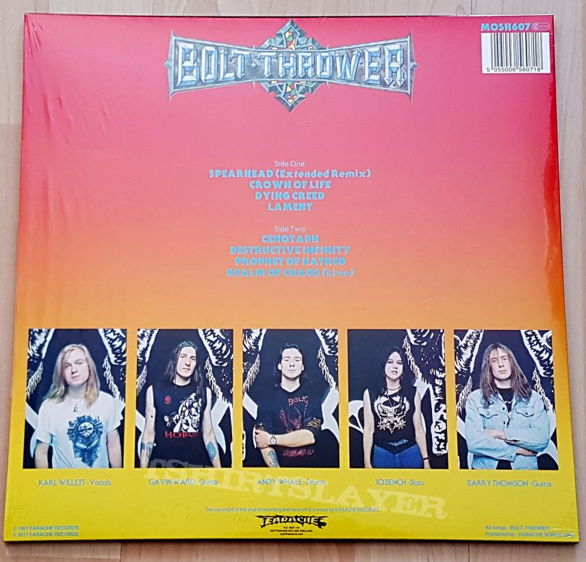 Bolt Thrower -  Spearhead / Cenotaph ( Vinyl )