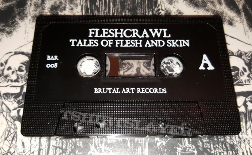 Fleshcrawl / Skinned Alive - Tales Of Flesh And Skin ( Split Tapes )