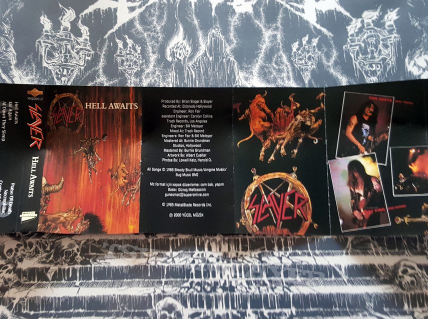 Slayer - Hell Awaits ( Tape )