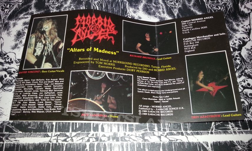 Morbid Angel - Altars Of Madness ( Tape )