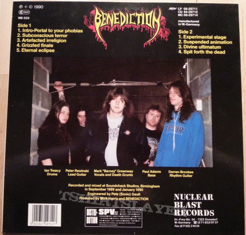 Benediction - Subconscious Terror