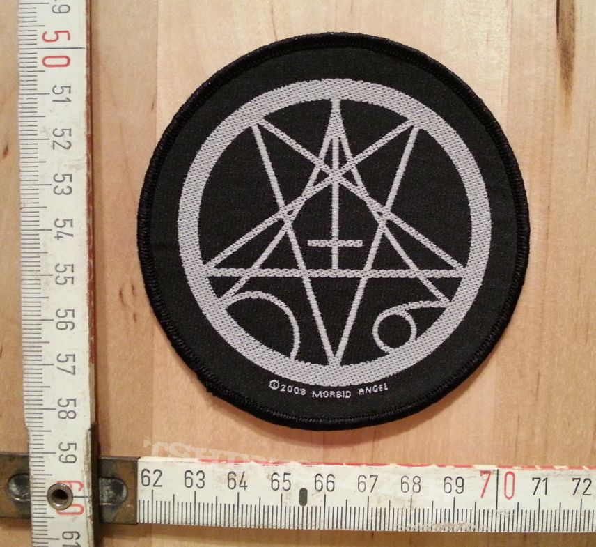 Morbid Angel - Logo ( Round Patch )