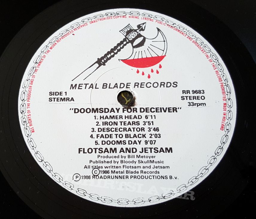 Flotsam And Jetsam - Doomsday For The Deceiver ( Vinyl )