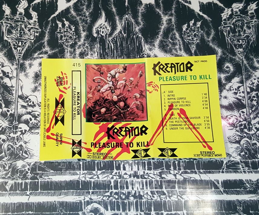 Kreator - Pleasure To Kill ( Tape )