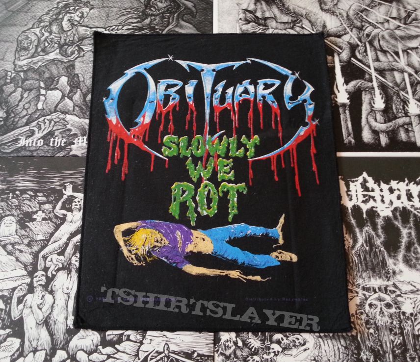 Obituary - Slowly We Rot ( Backpatch )