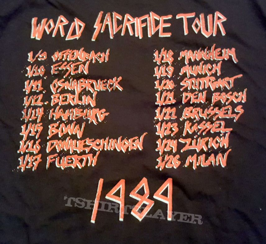 Slayer - World Sacrifice Tour 1989