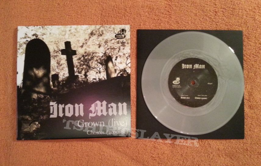 Iron Man - Grown ( Solid Silver Die Hard 7&quot; Vinyl )