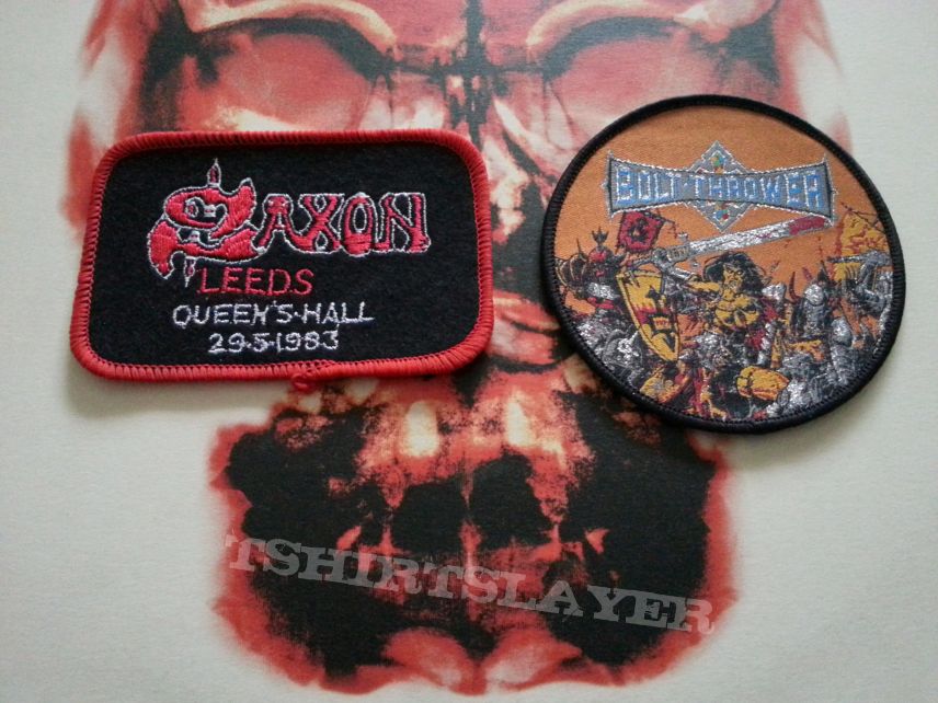 Saxon &amp; Bolt Thrower Patches