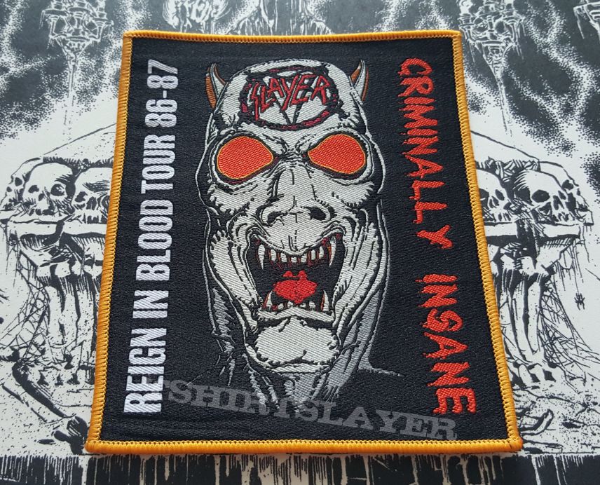 Slayer - Criminally Insane ( Patch )