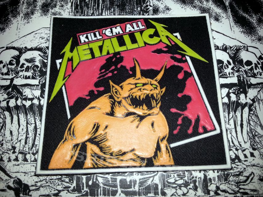 Metallica - Kill &#039;Em All ( Rubber Patch )